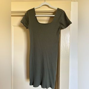 Wild Fable Bodycon Green Mini Dress - Size Large